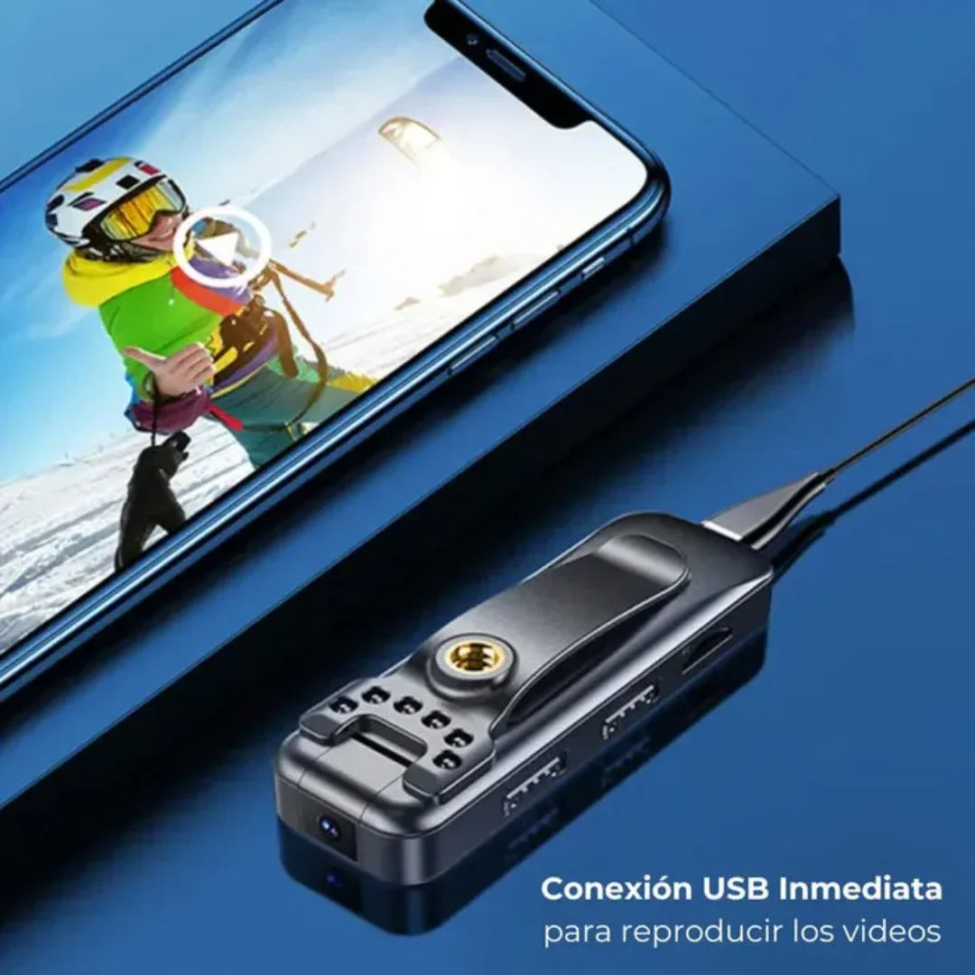 CamPro 2.0 - Cámara 180° con Reducción de Ruido HD 1080P