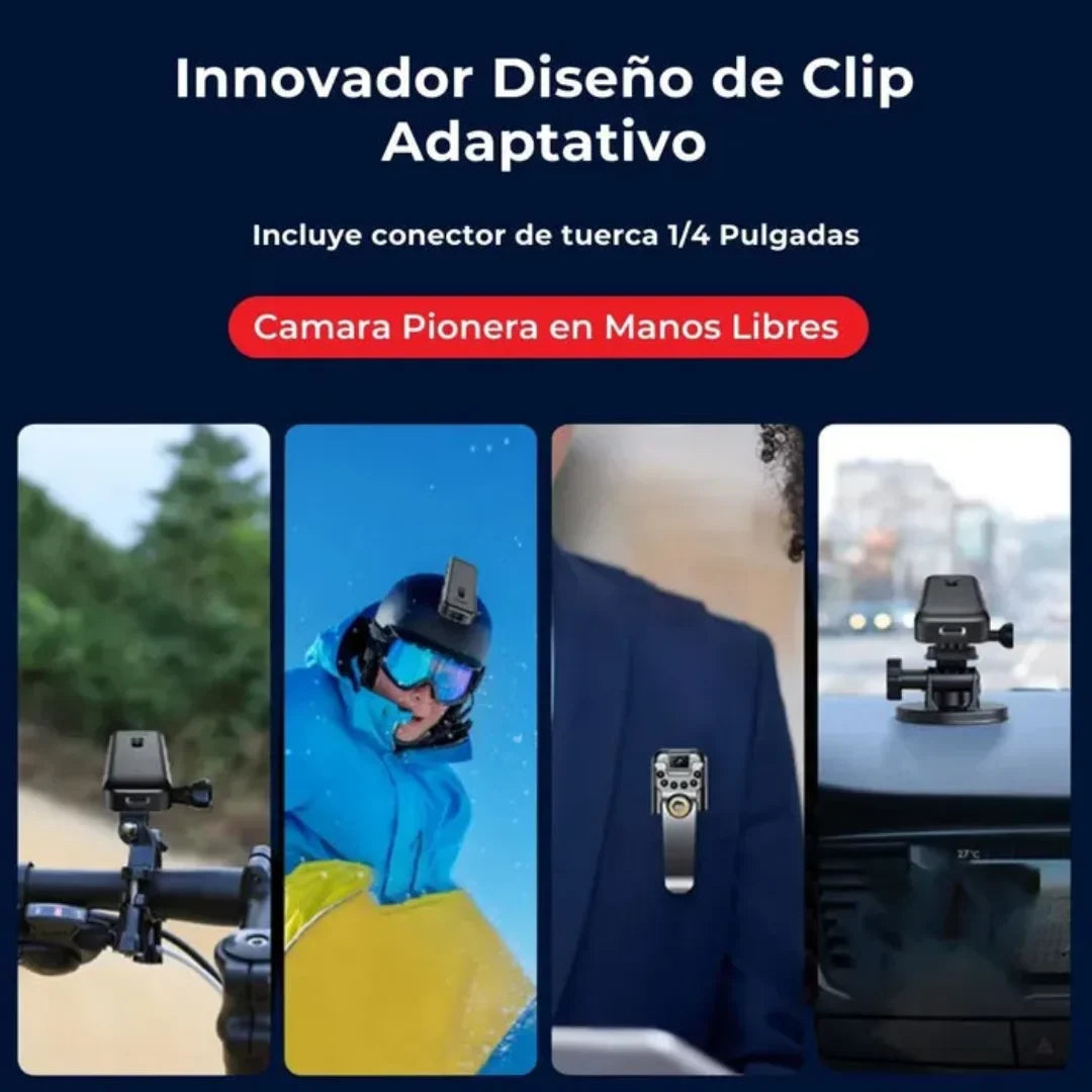 CamPro 2.0 - Cámara 180° con Reducción de Ruido HD 1080P