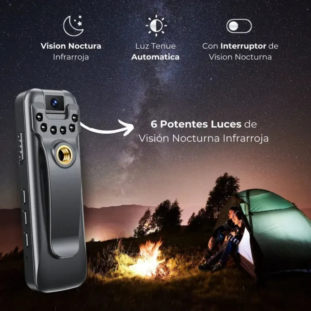 CamPro 2.0 - Cámara 180° con Reducción de Ruido HD 1080P