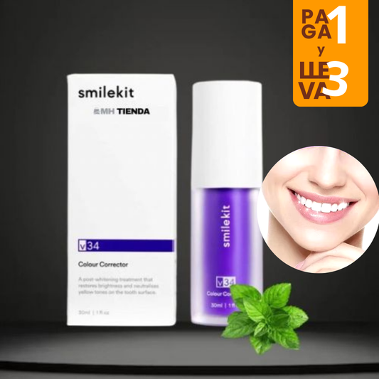 Blanqueador Dental Smile - Dientes Blancos en Segundos - [¡OFERTA COMPRA 1 Y LLÉVATE 3 SOLO HOY!]
